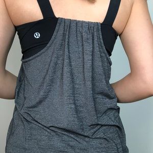 Built-In Athletic Tank (Grey, Black)